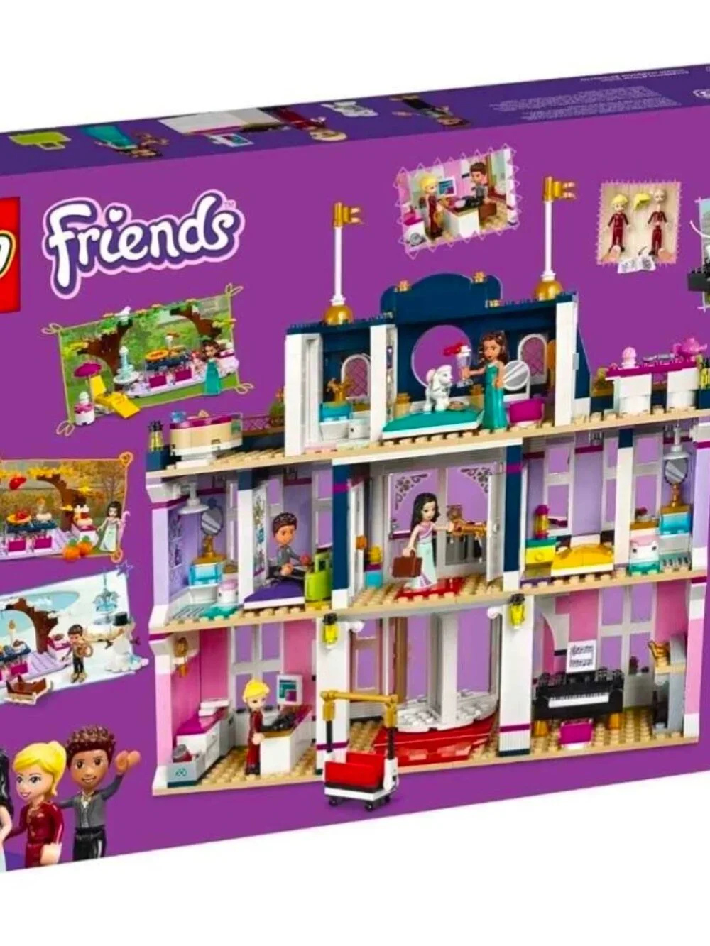New Lego Friends HUGE Grand Hotel 1,308 Pieces (Model 41684)